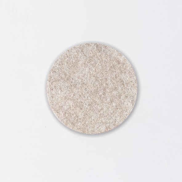 Untersetzer Wolle 13 cm natur